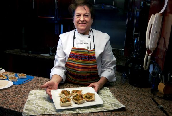 Mini tartas de vegetales - Chef Luly Lopez Arias